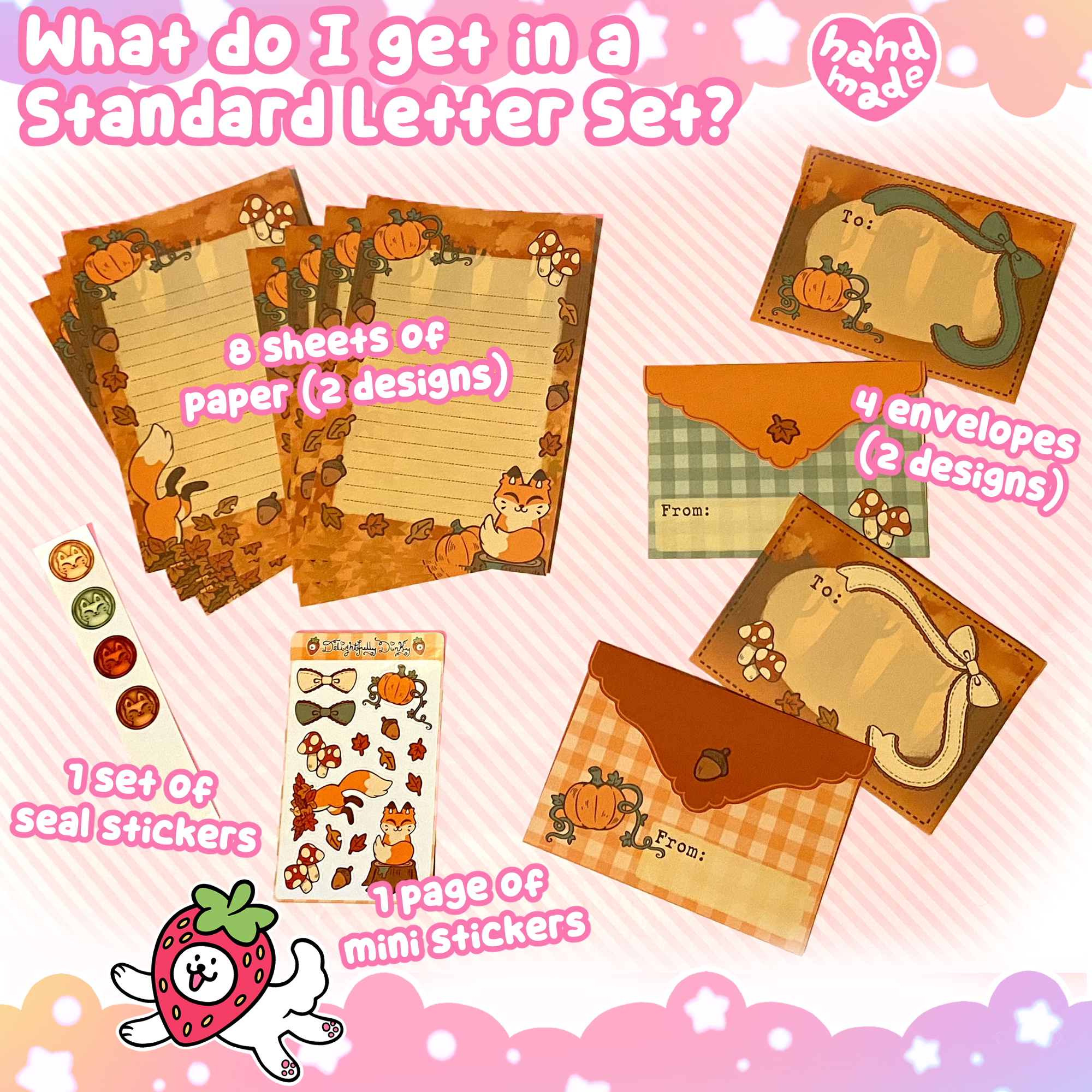 Autumn Fox Letter Writing Set