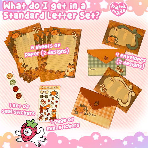 Autumn Fox Letter Writing Set