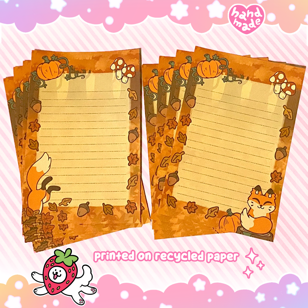 Autumn Fox Letter Writing Set