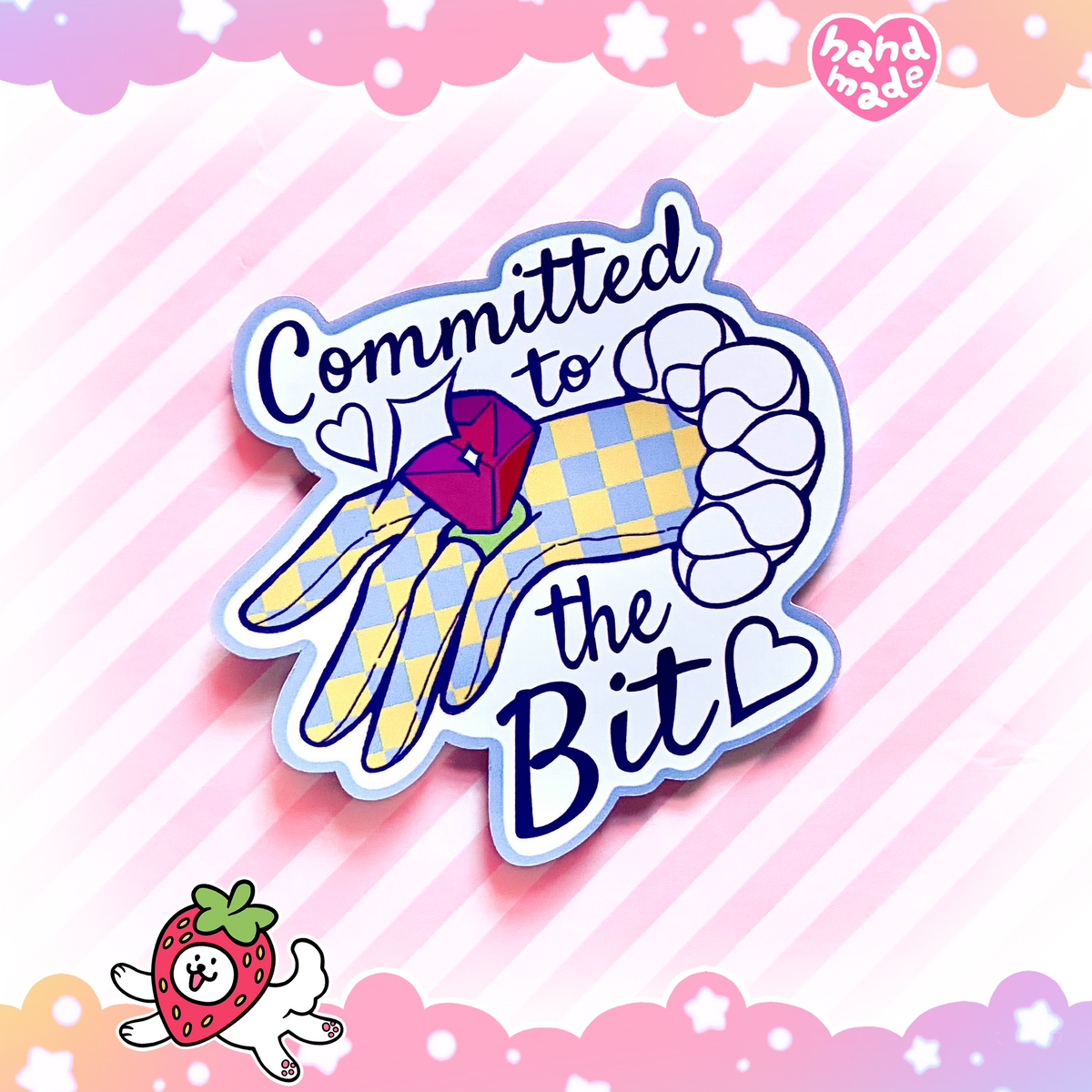 Committed To The Bit Sticker