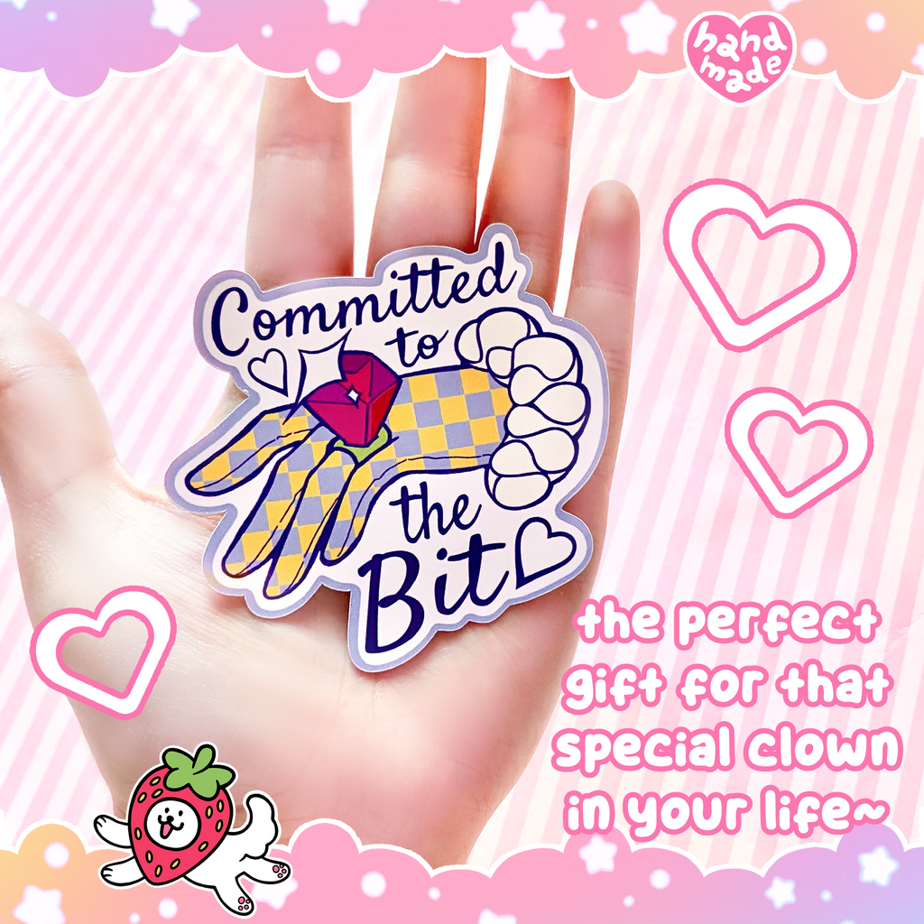 Committed To The Bit Sticker