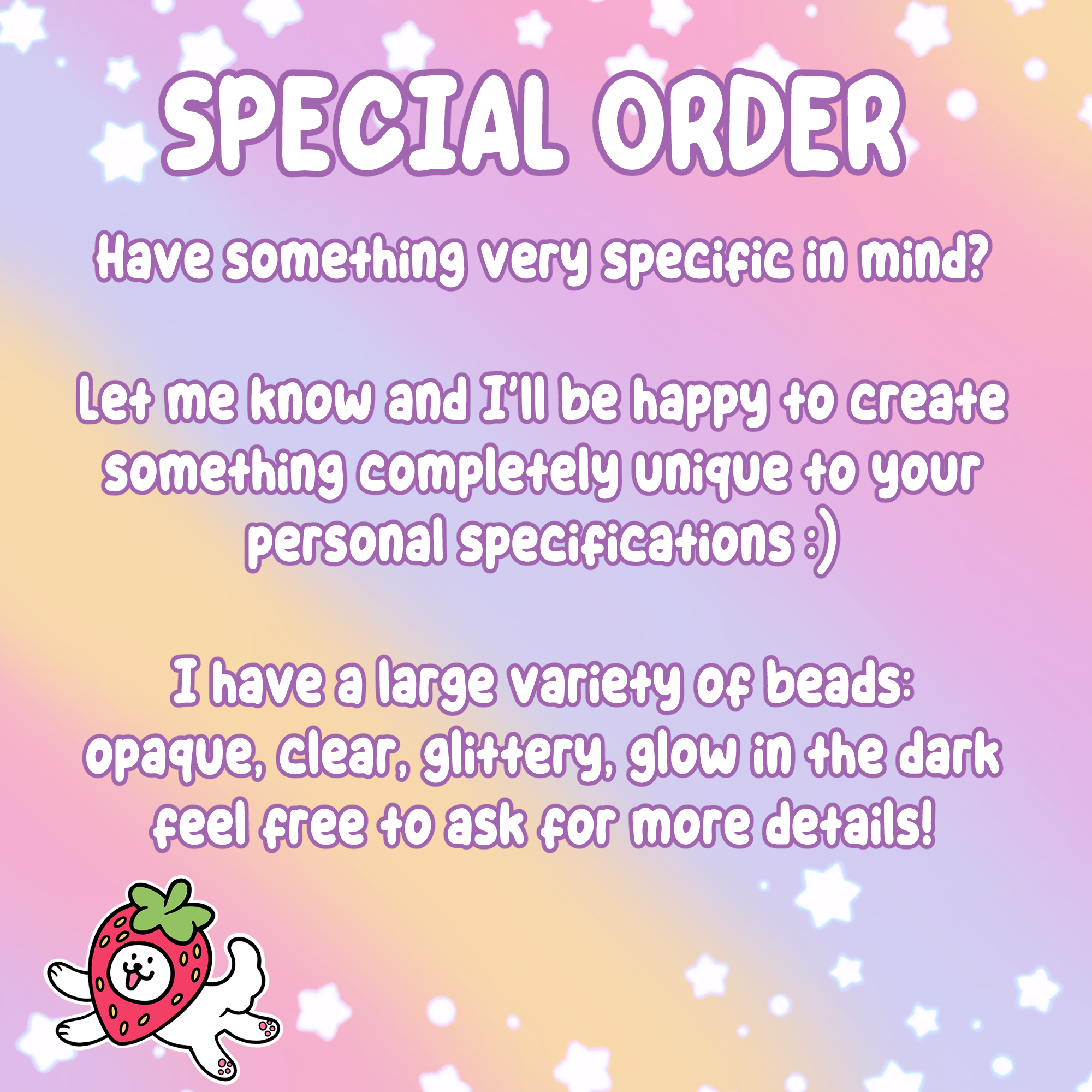 Custom Kandi Axolotl Keychains