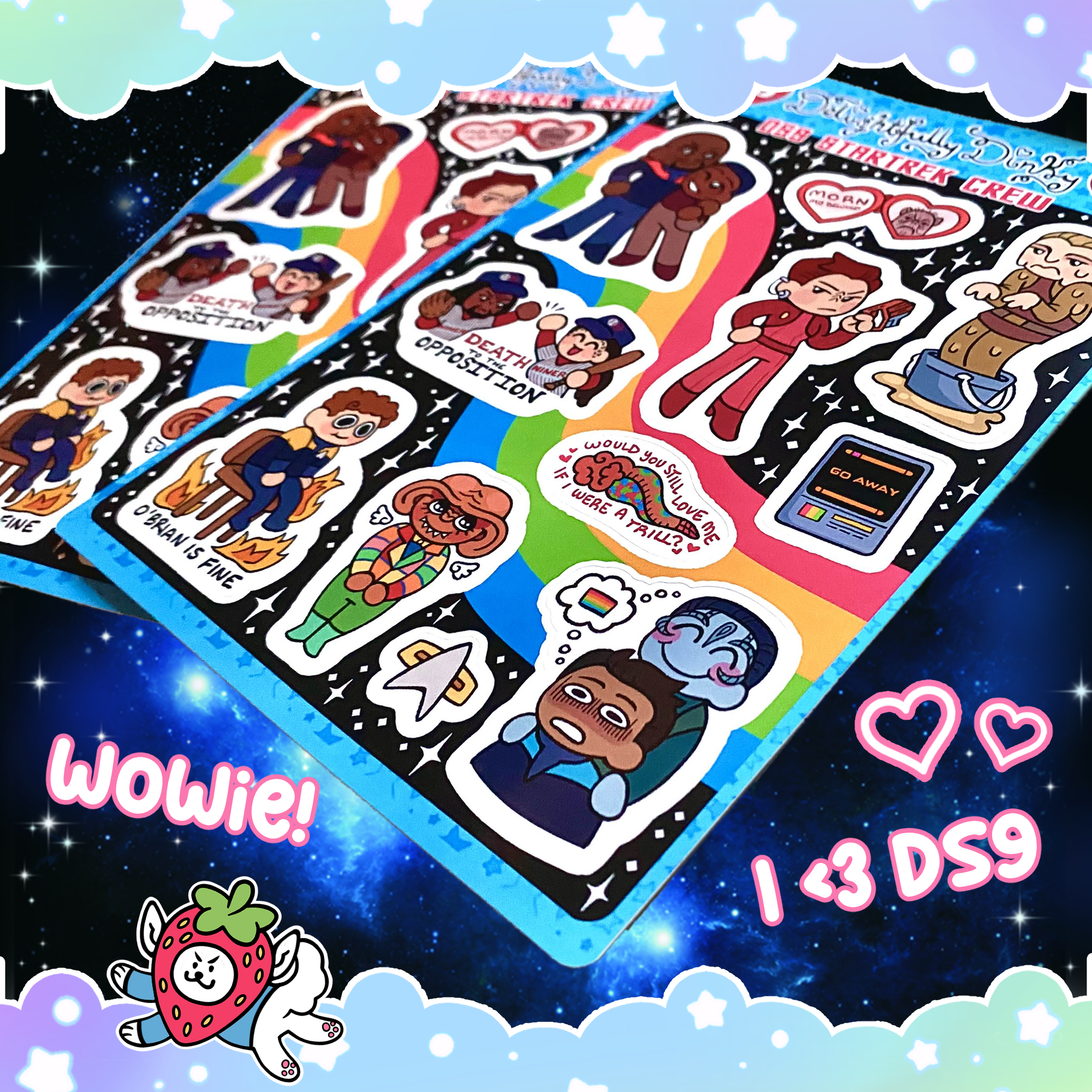 DS9 Crew Sticker Sheet