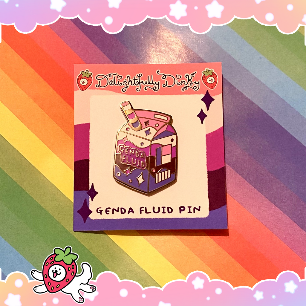 Genderfluid Pride Enamel Pin