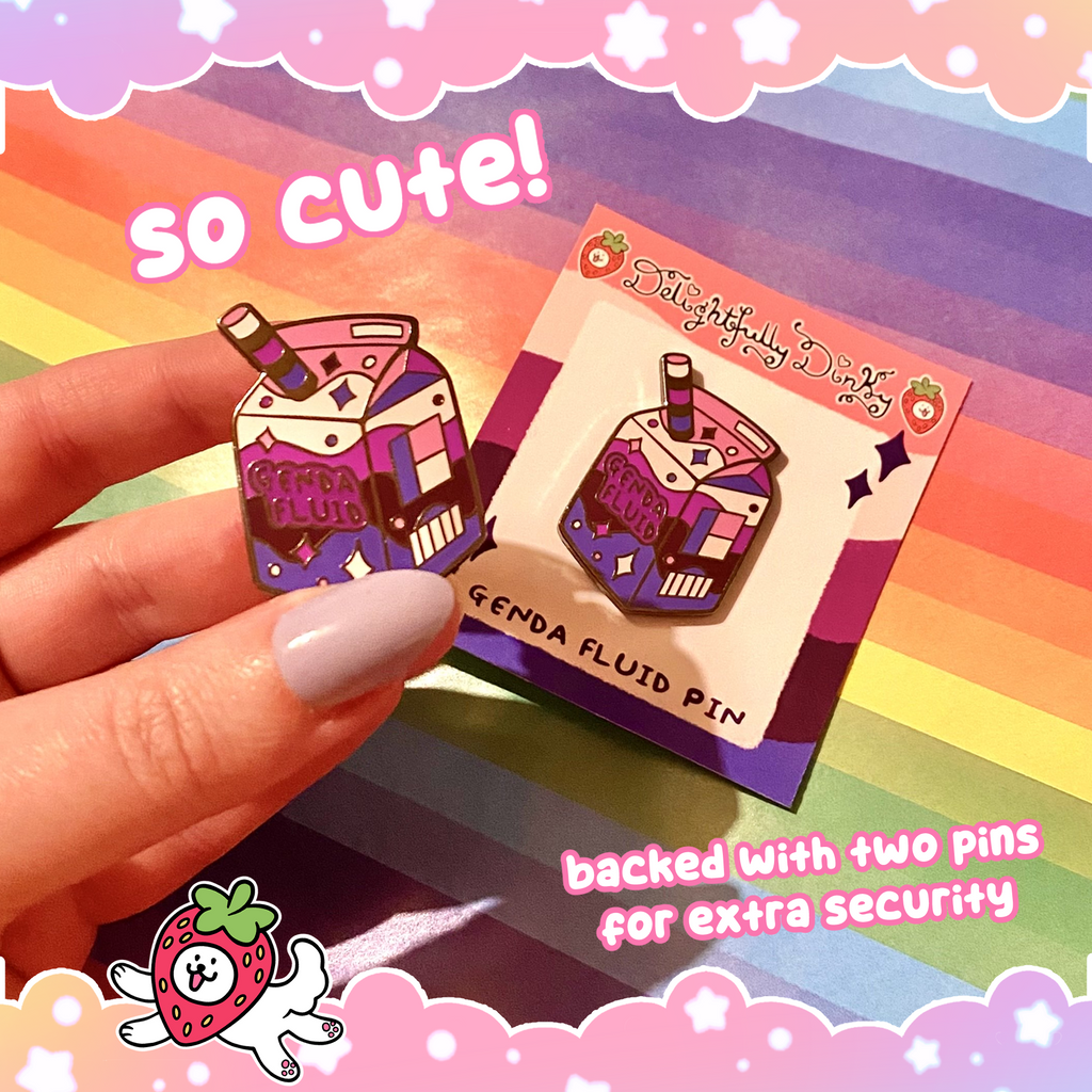 Genderfluid Pride Enamel Pin