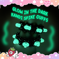 Glow In The Dark Spike Kandi Cuff