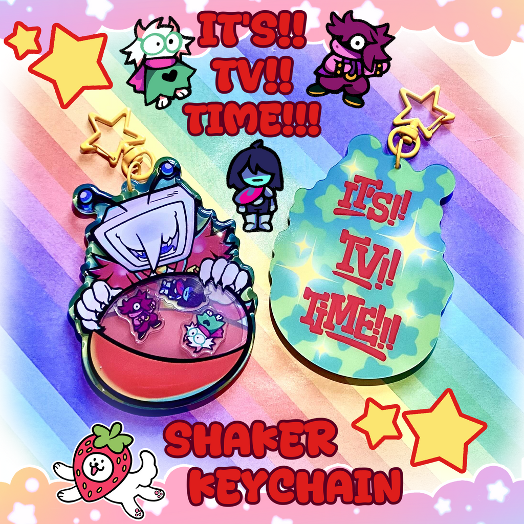 It's TV Time! Capsule Shaker Keychain