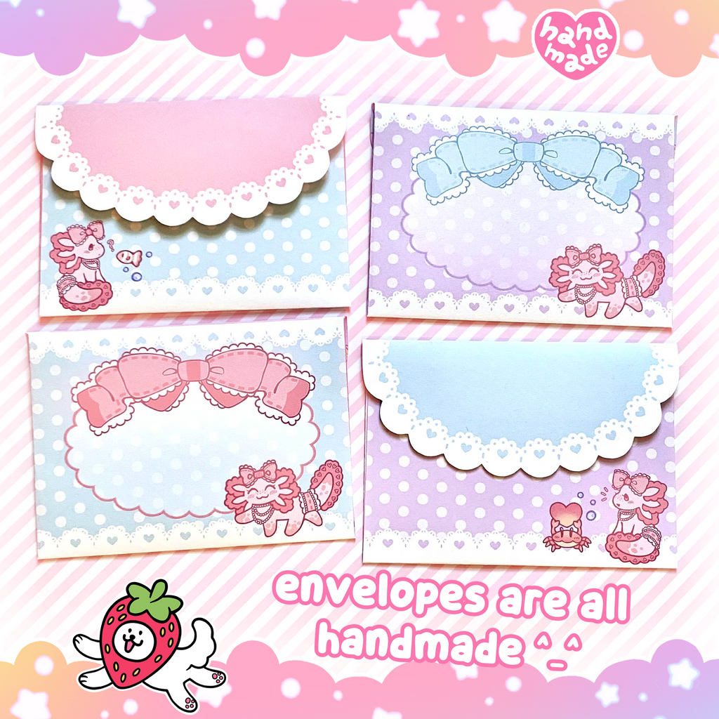 Lacy the Axolotl Letter Writing Set