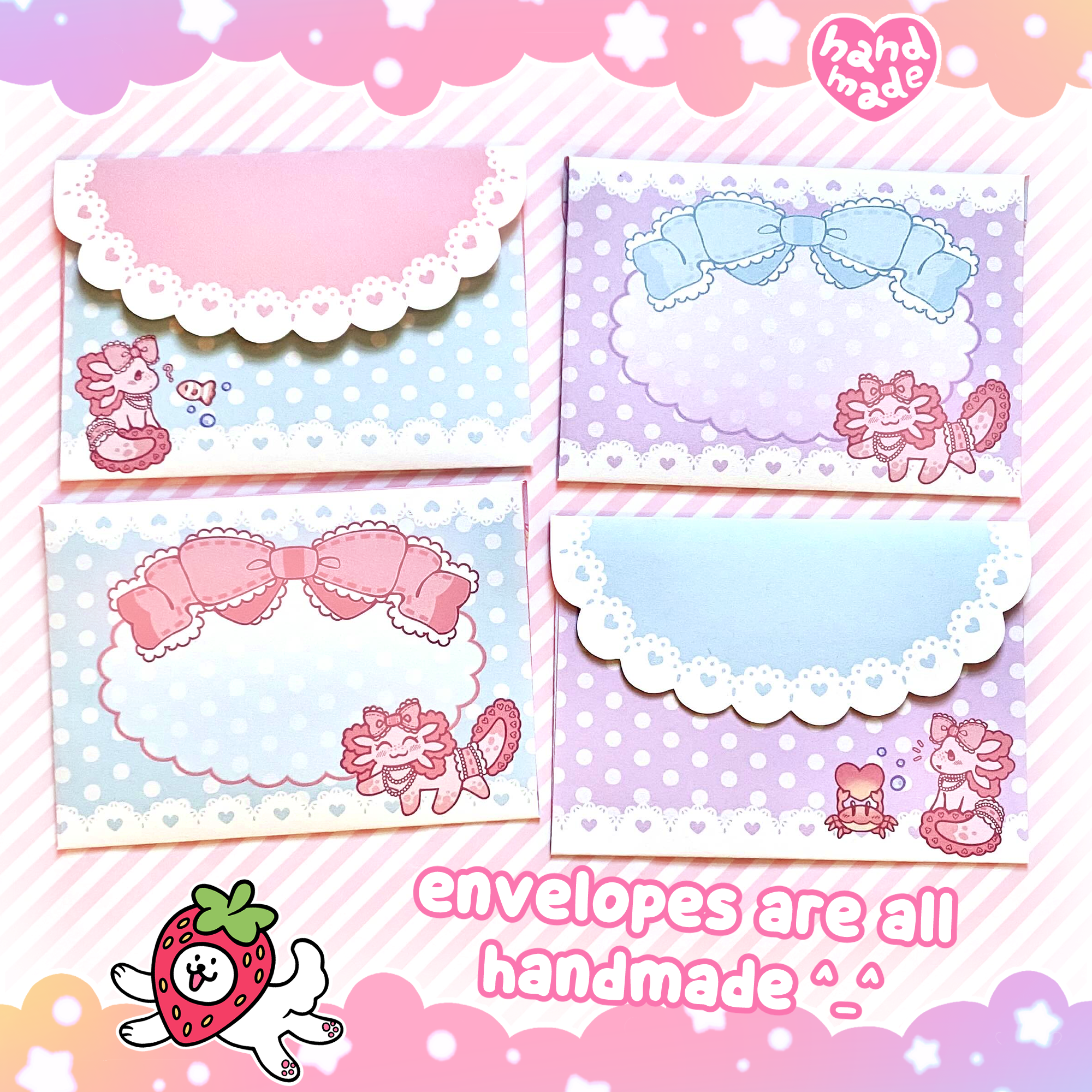 Lacy the Axolotl Letter Writing Set