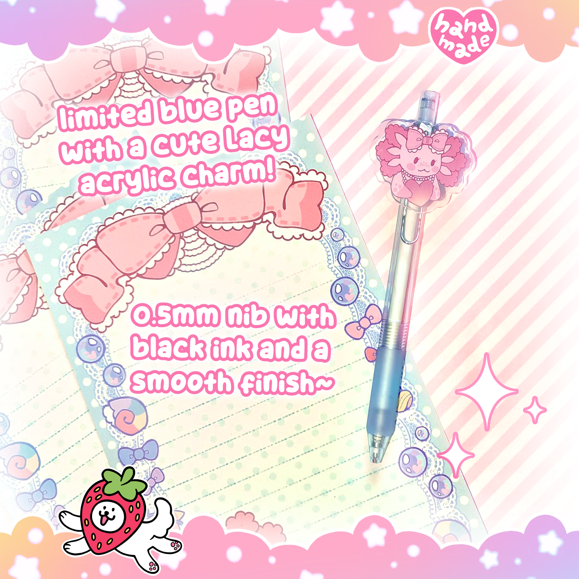 Lacy the Axolotl Letter Writing Set