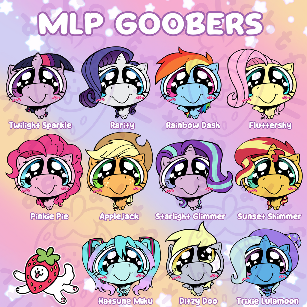 MLP Goobers Sticker