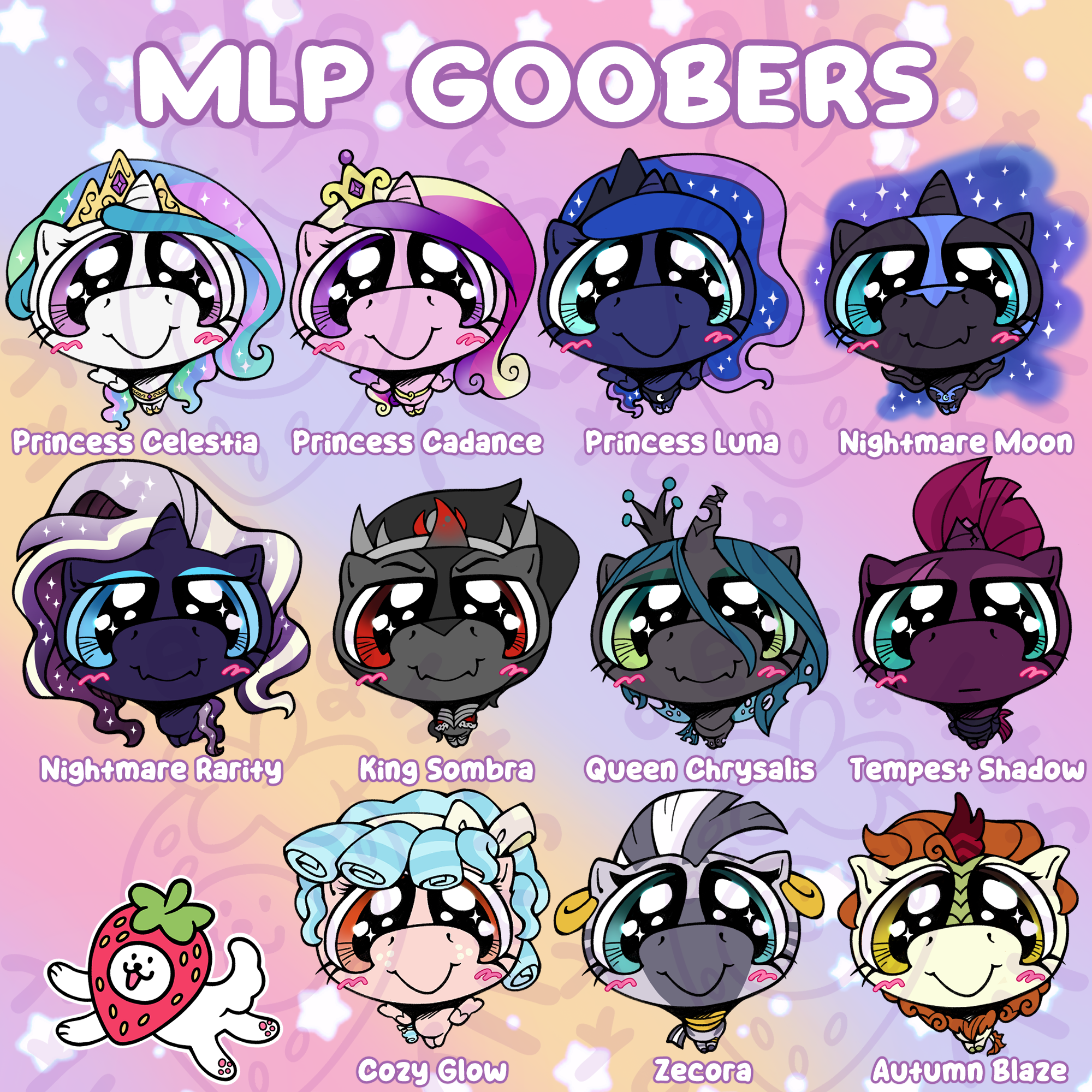MLP Goobers Sticker