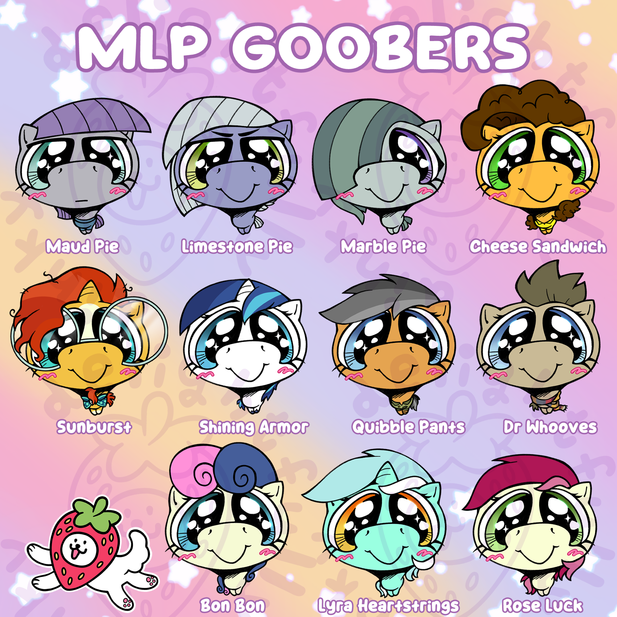 MLP Goobers Sticker