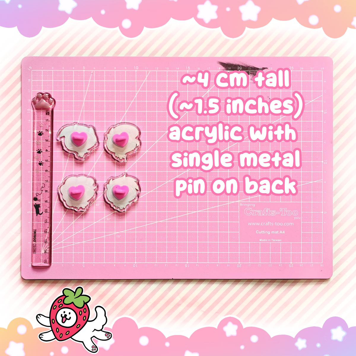 Mini Pony Acrylic Pins