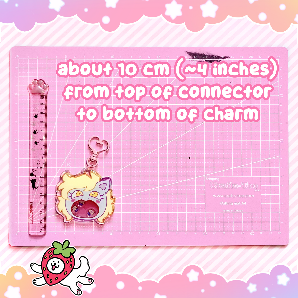 Muffins! Shaker Keychain
