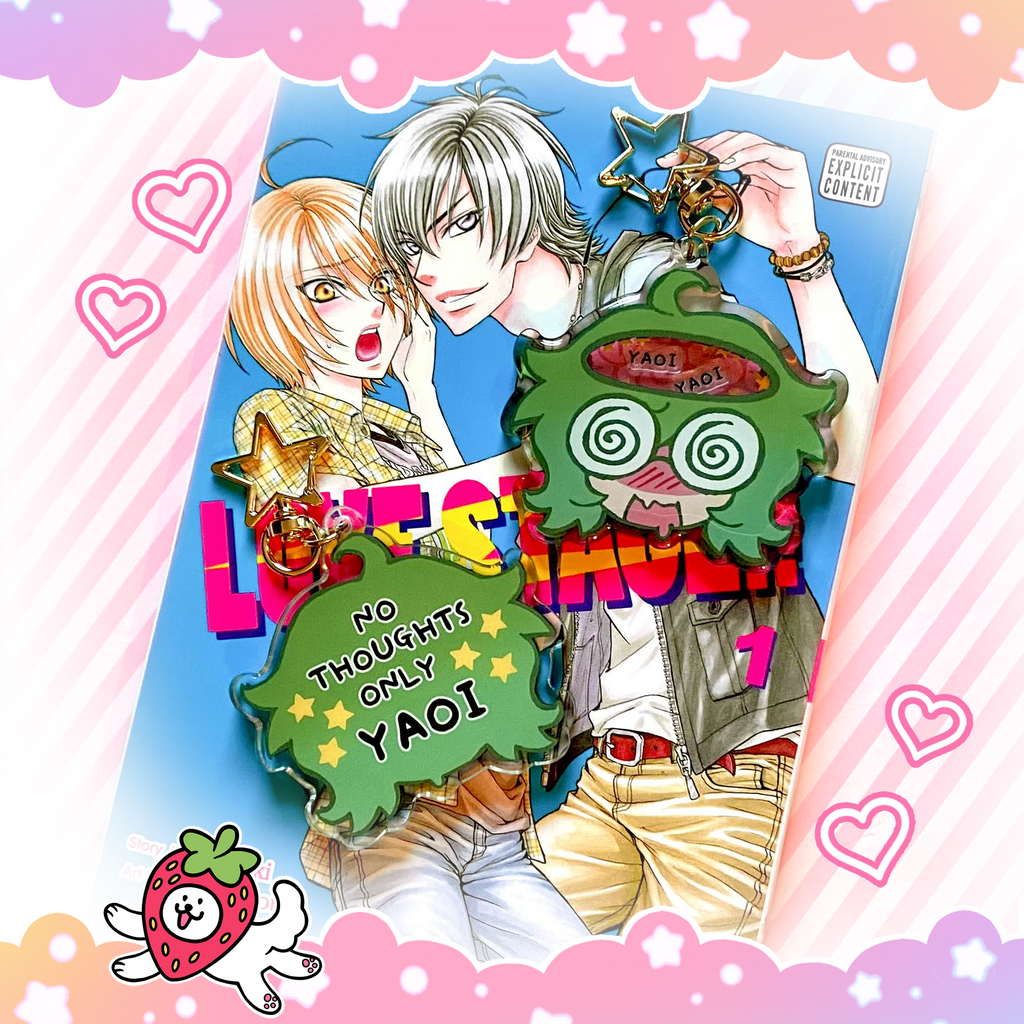 Yaoi & Yuri Thoughts Shaker Keychain