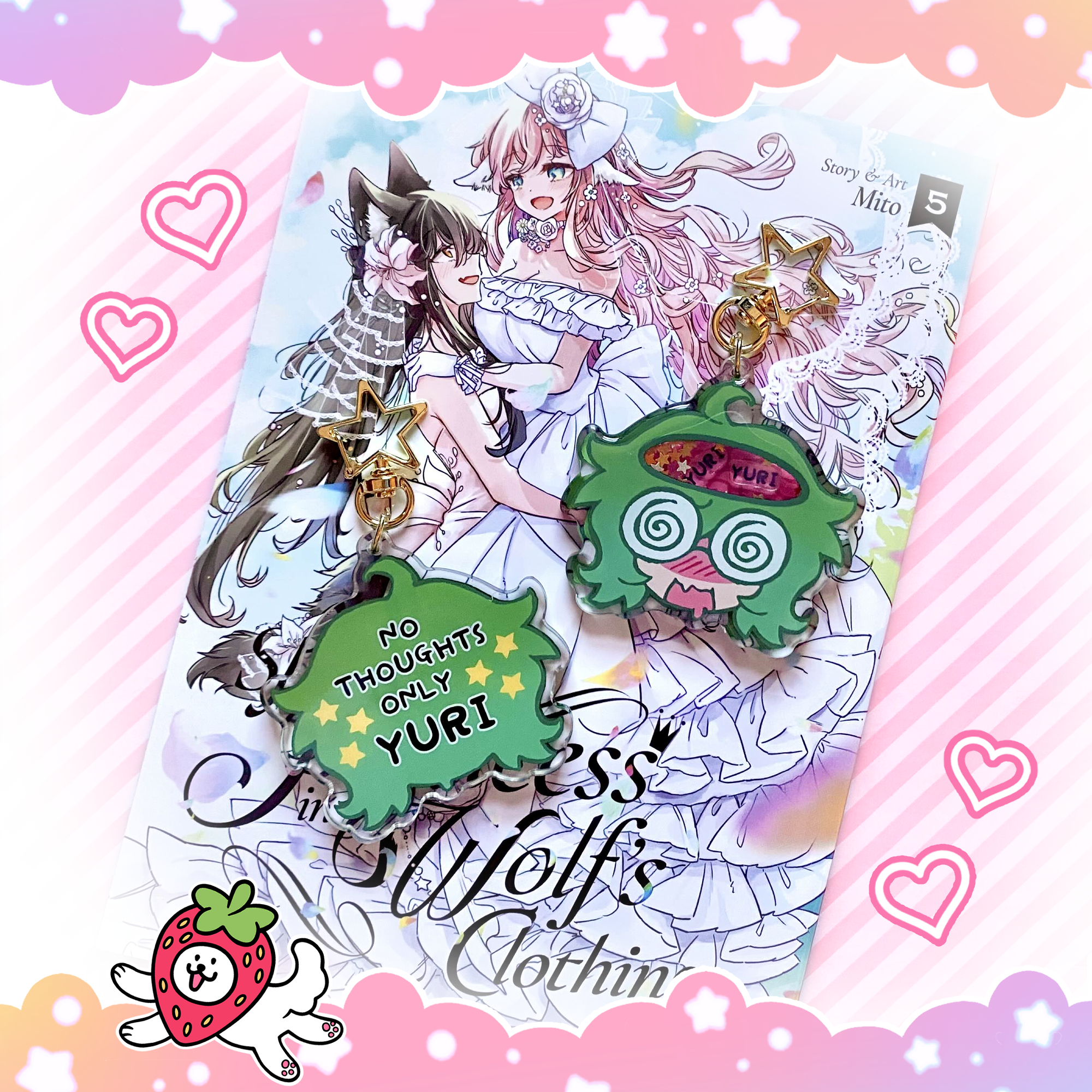 Yaoi & Yuri Thoughts Shaker Keychain