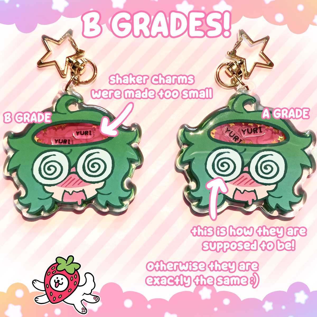Yaoi & Yuri Thoughts Shaker Keychain