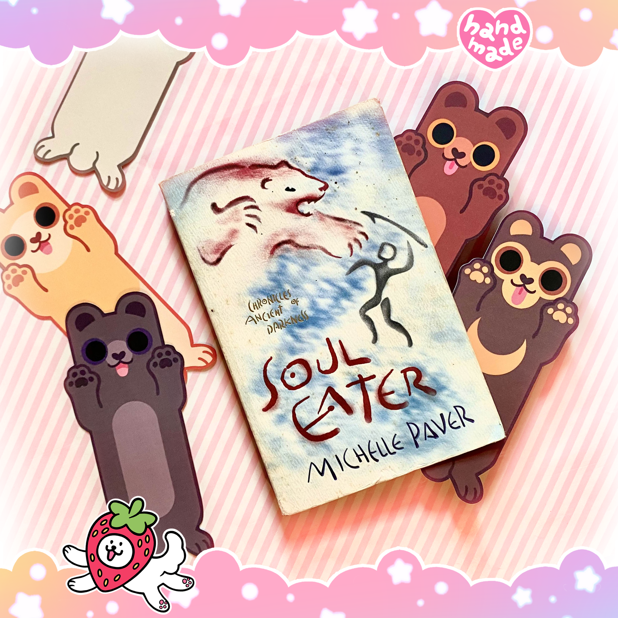 Paws Up! Bear Bookmarks