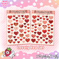 Rainbow Hearts Journaling Sticker Sheets