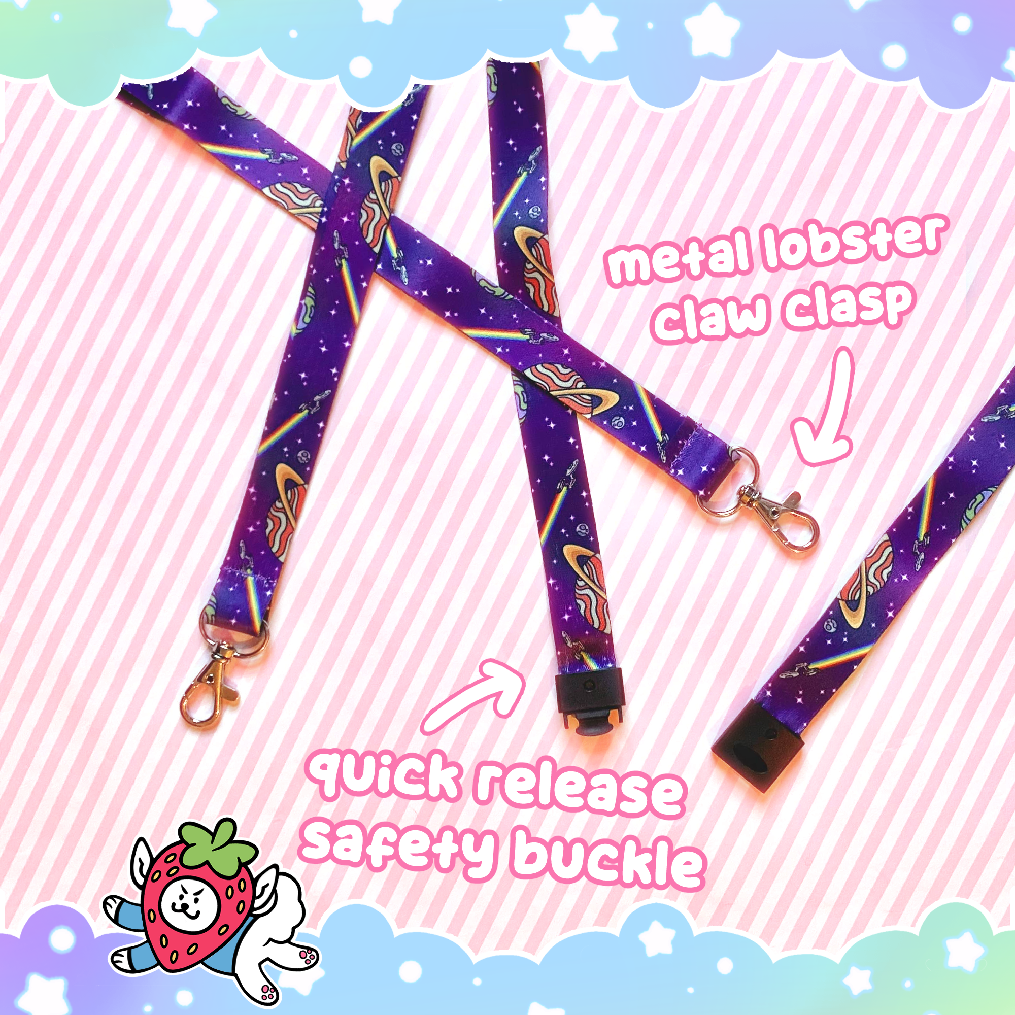 Rainbow Trek Lanyard