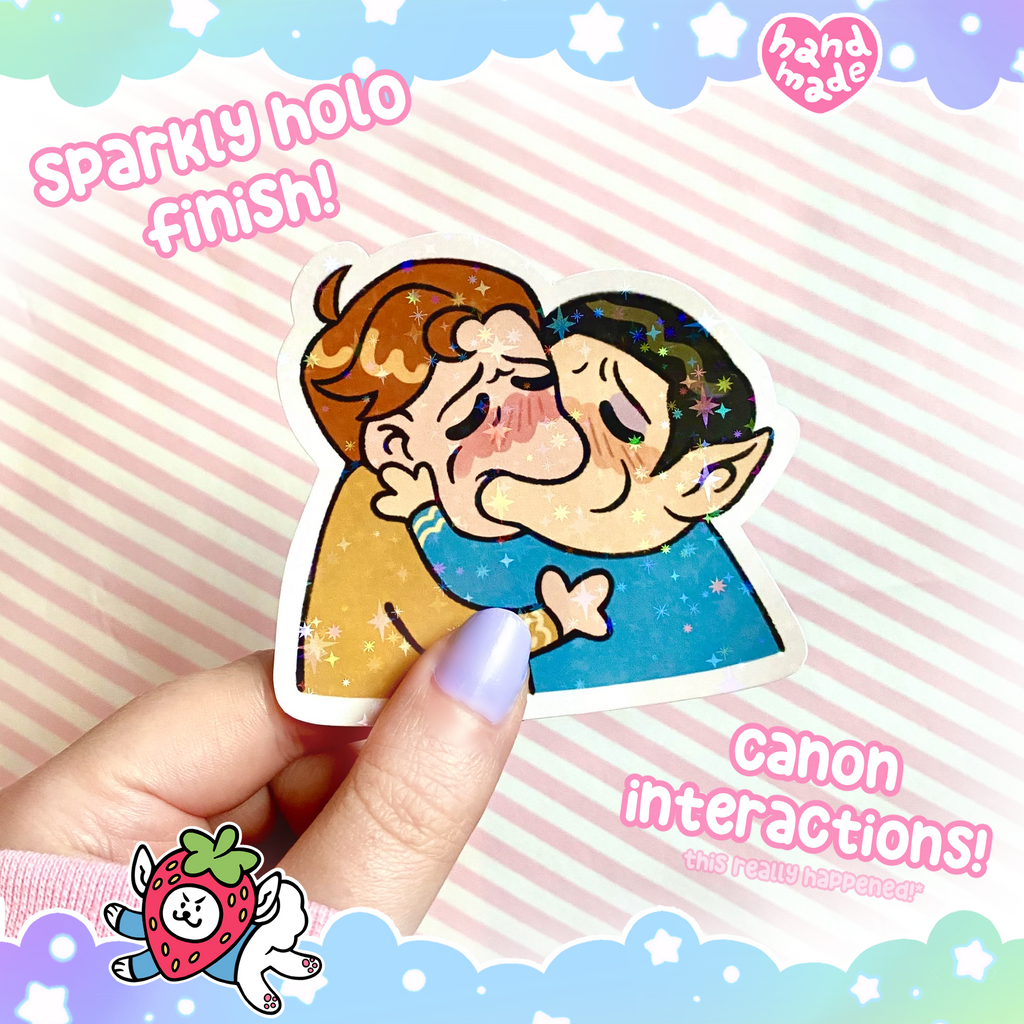 Trek Yaoi Ships Holo Sticker