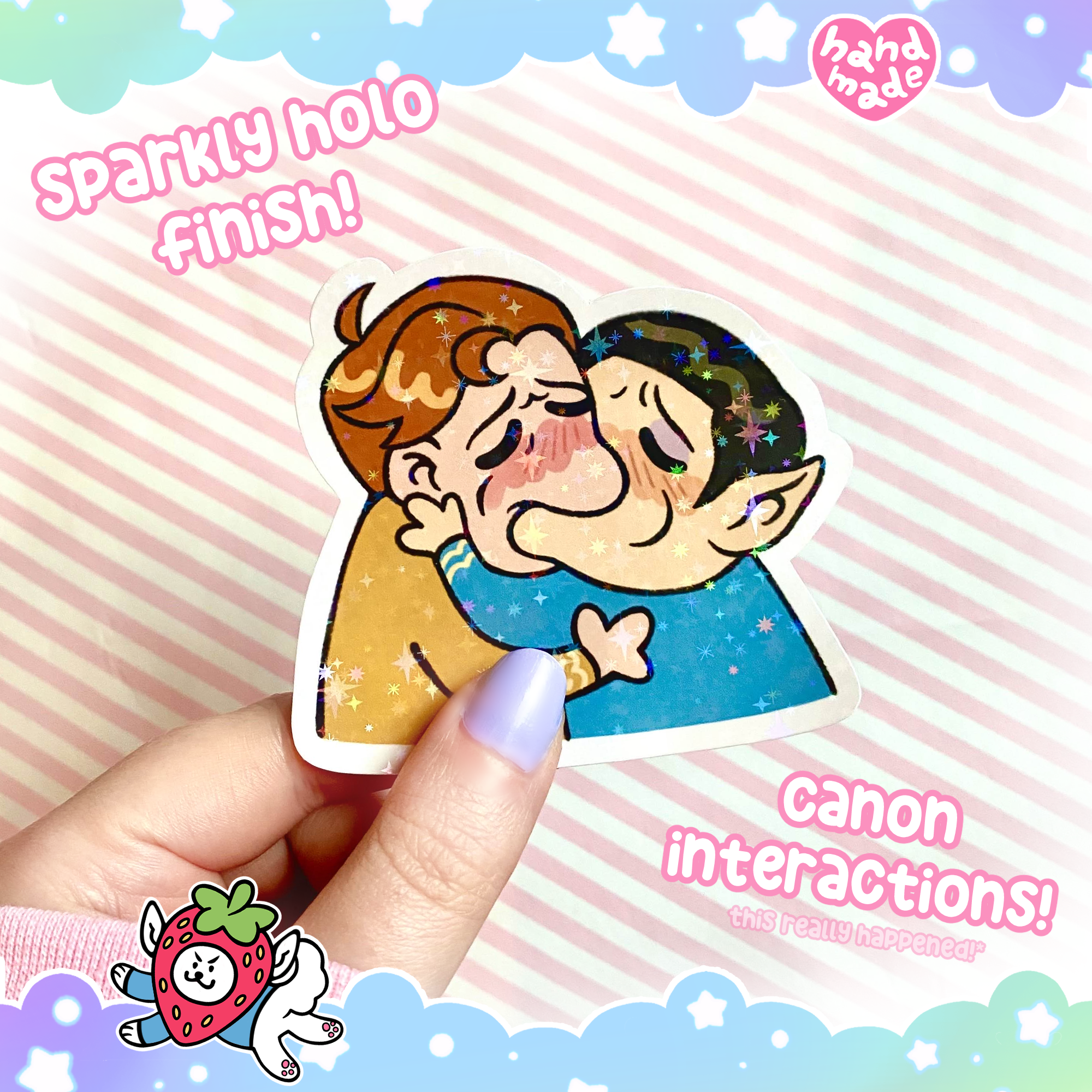 Trek Yaoi Ships Holo Sticker