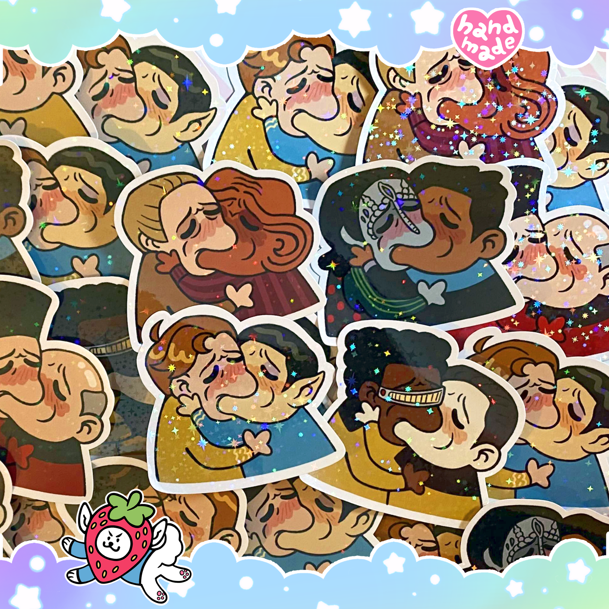 Trek Yaoi Ships Holo Sticker