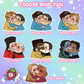 Trek Yaoi Ships Holo Sticker