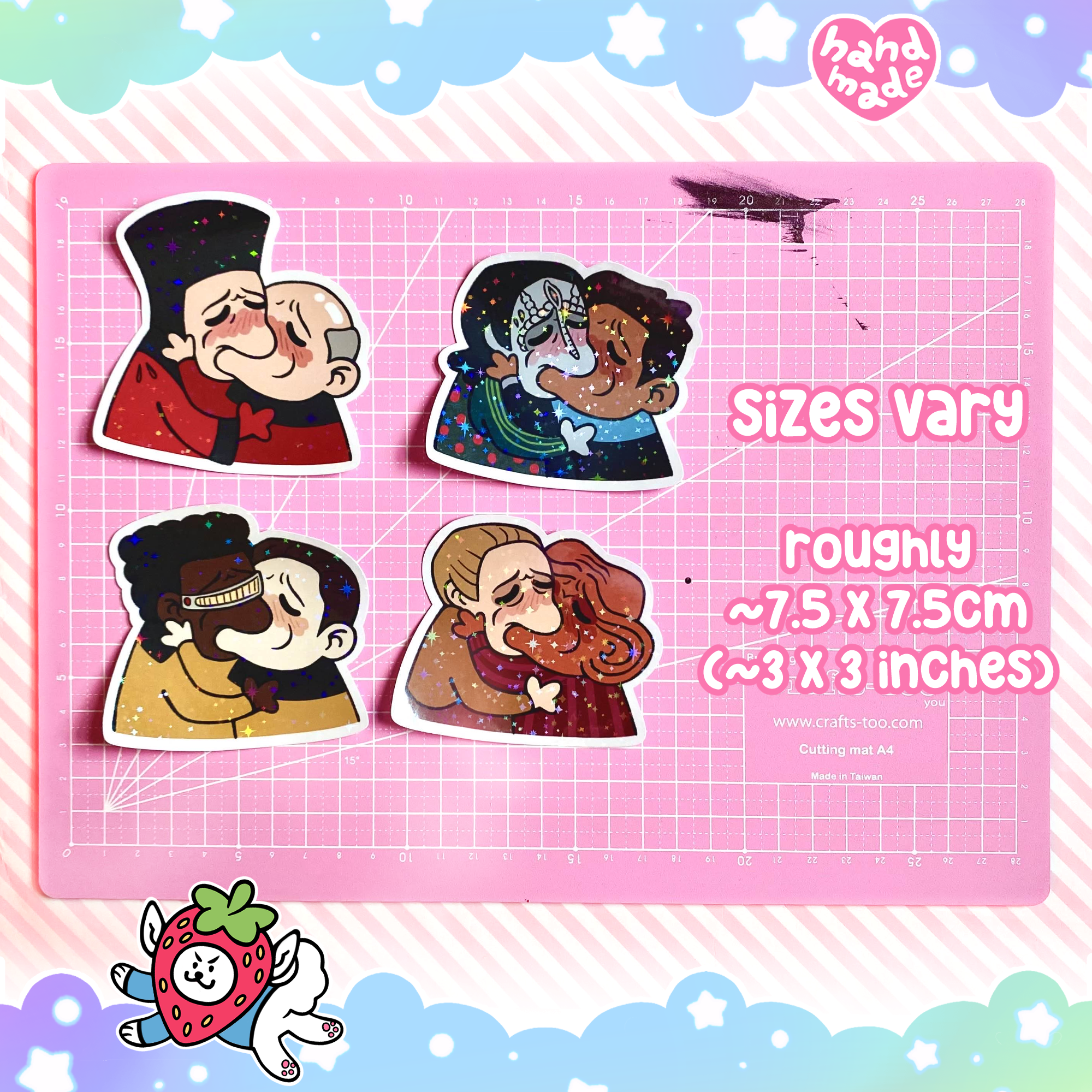 Trek Yaoi Ships Holo Sticker