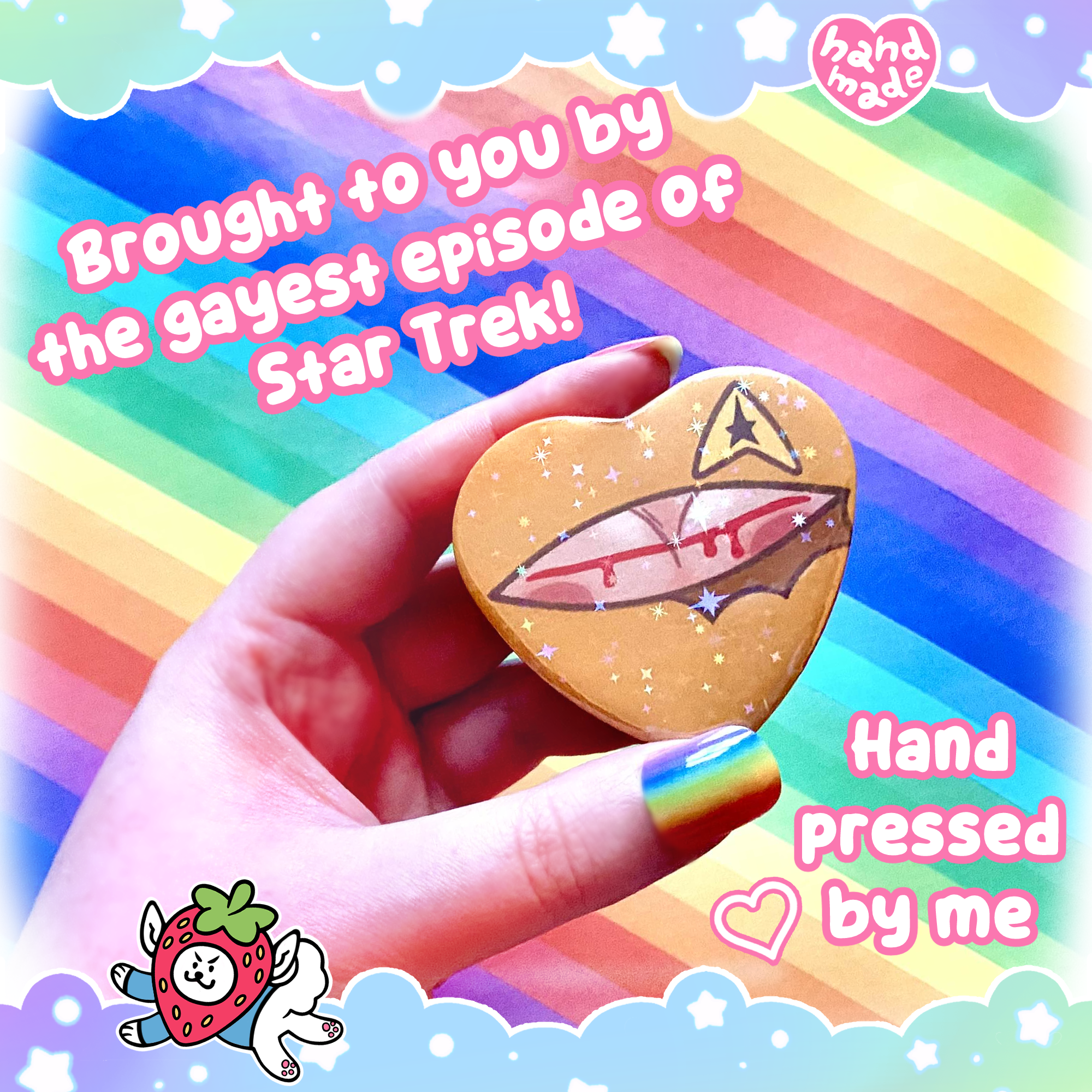Captain Kirk Amok Time Badge