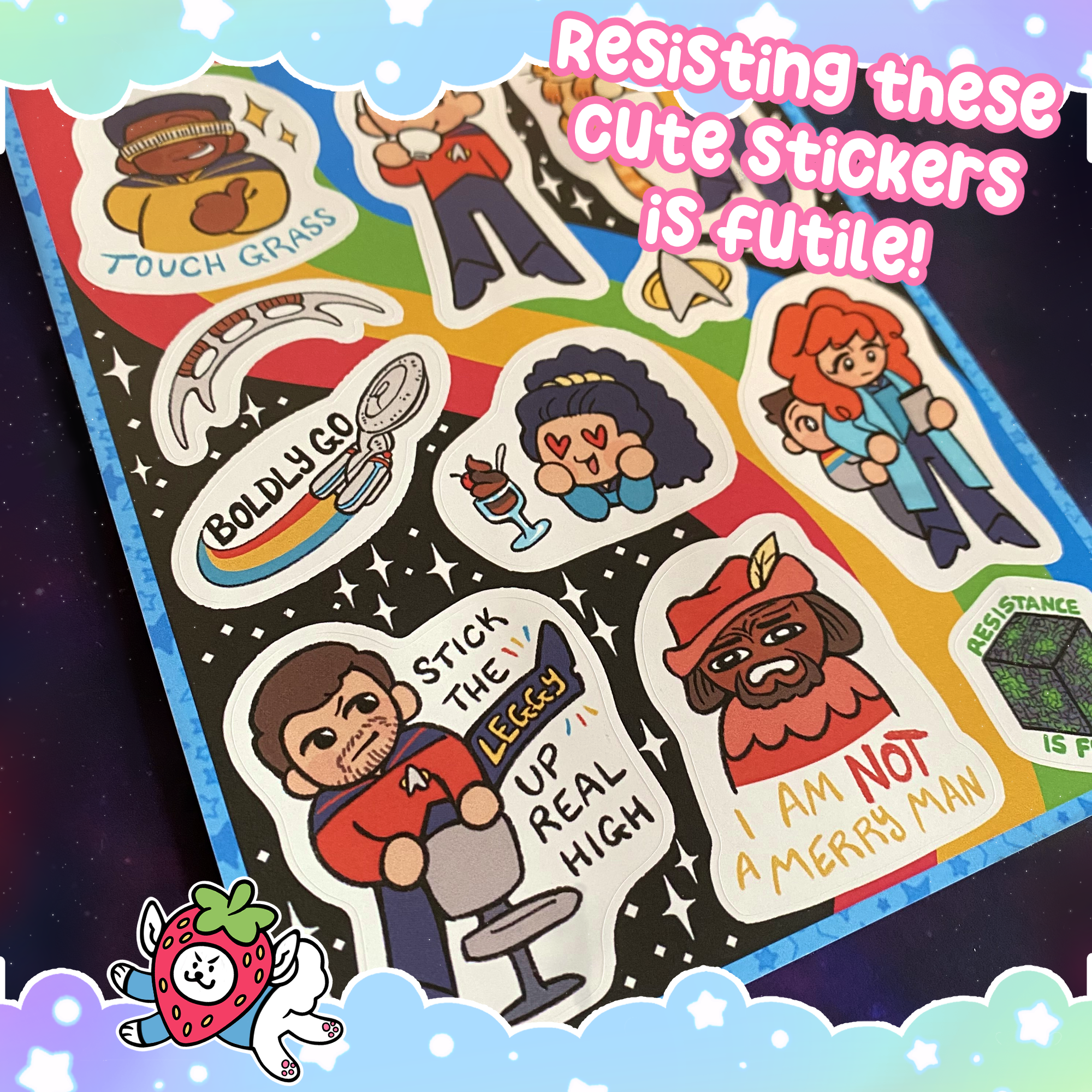 TNG Crew Sticker Sheet