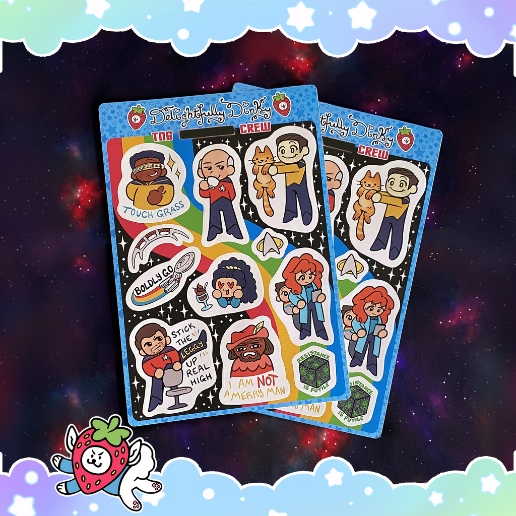 TNG Crew Sticker Sheet