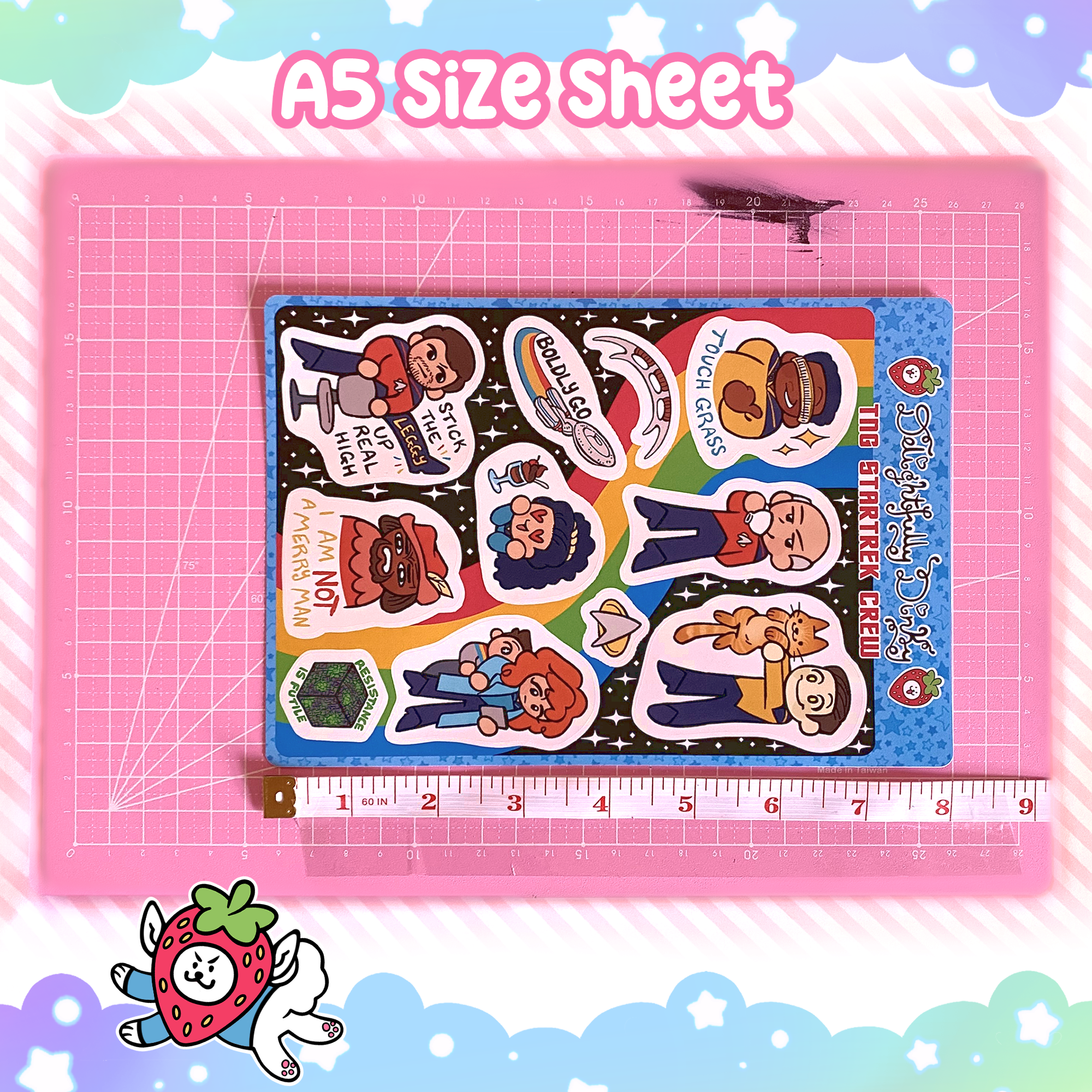 TNG Crew Sticker Sheet