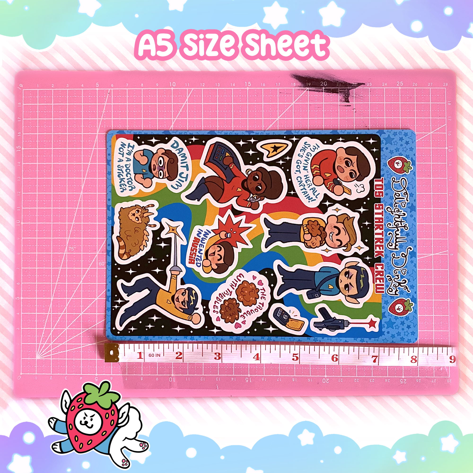 TOS Crew Sticker Sheet
