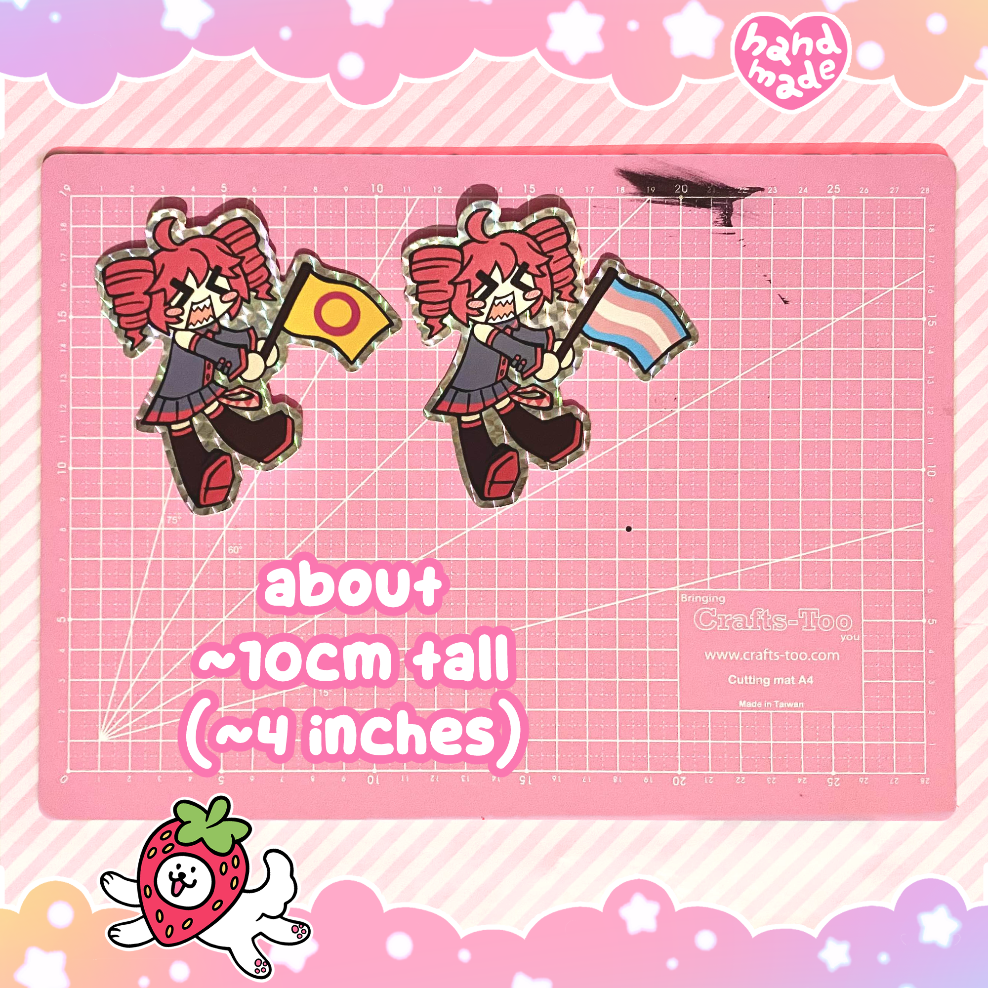 Holographic Teto Pride Sticker