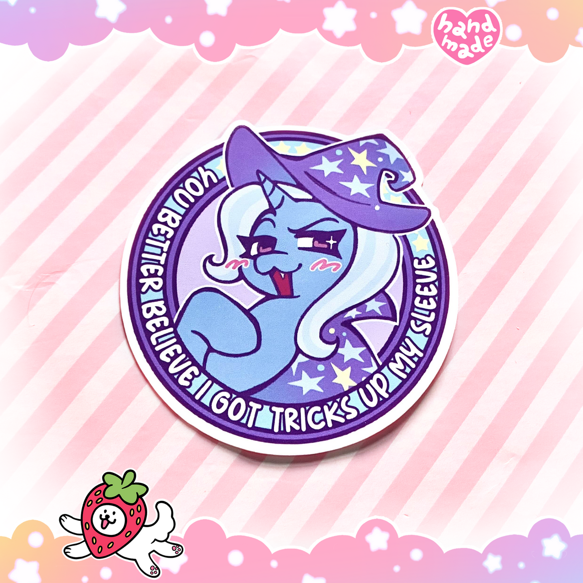 Tricks Up My Sleeve Trixie Sticker