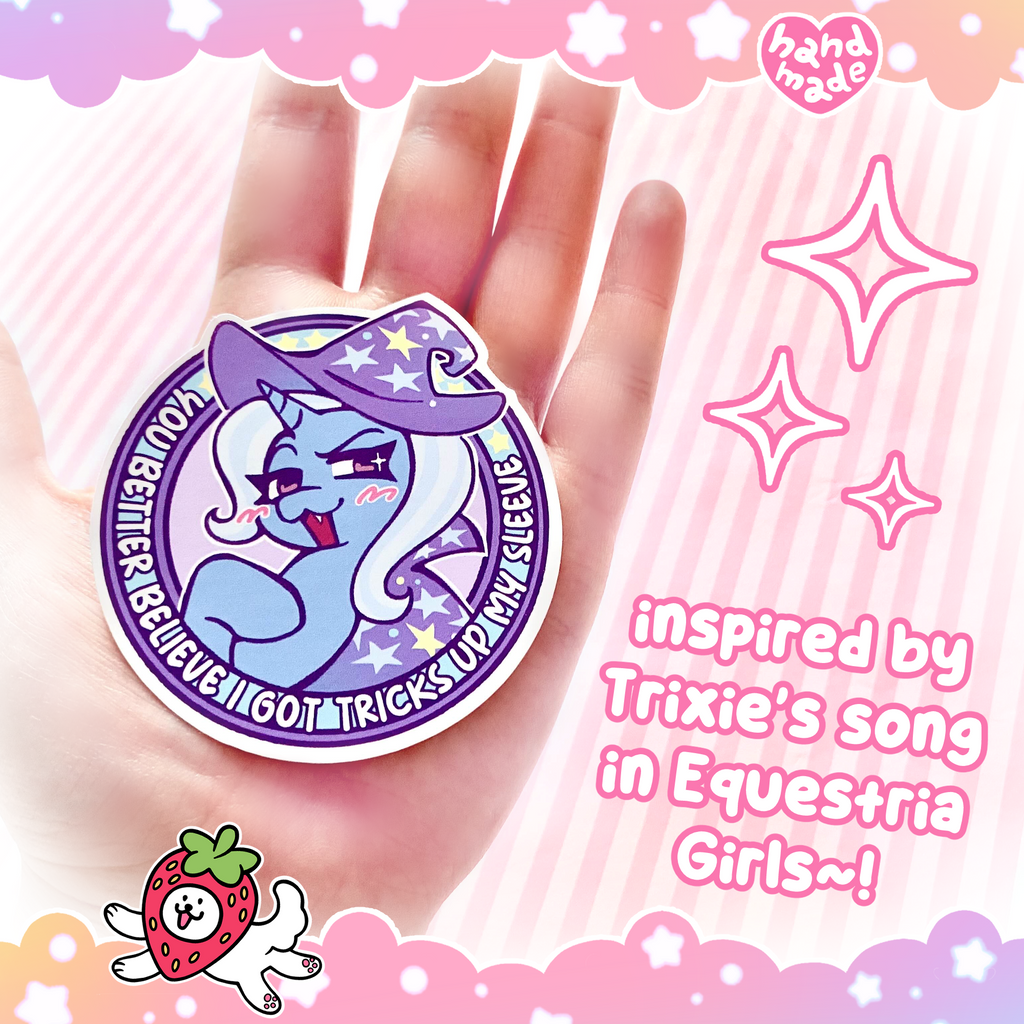 Tricks Up My Sleeve Trixie Sticker