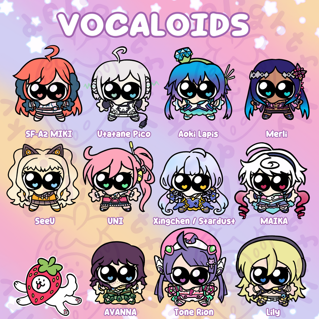 Vocaloid Utauloid Fanloid Goobers Sticker