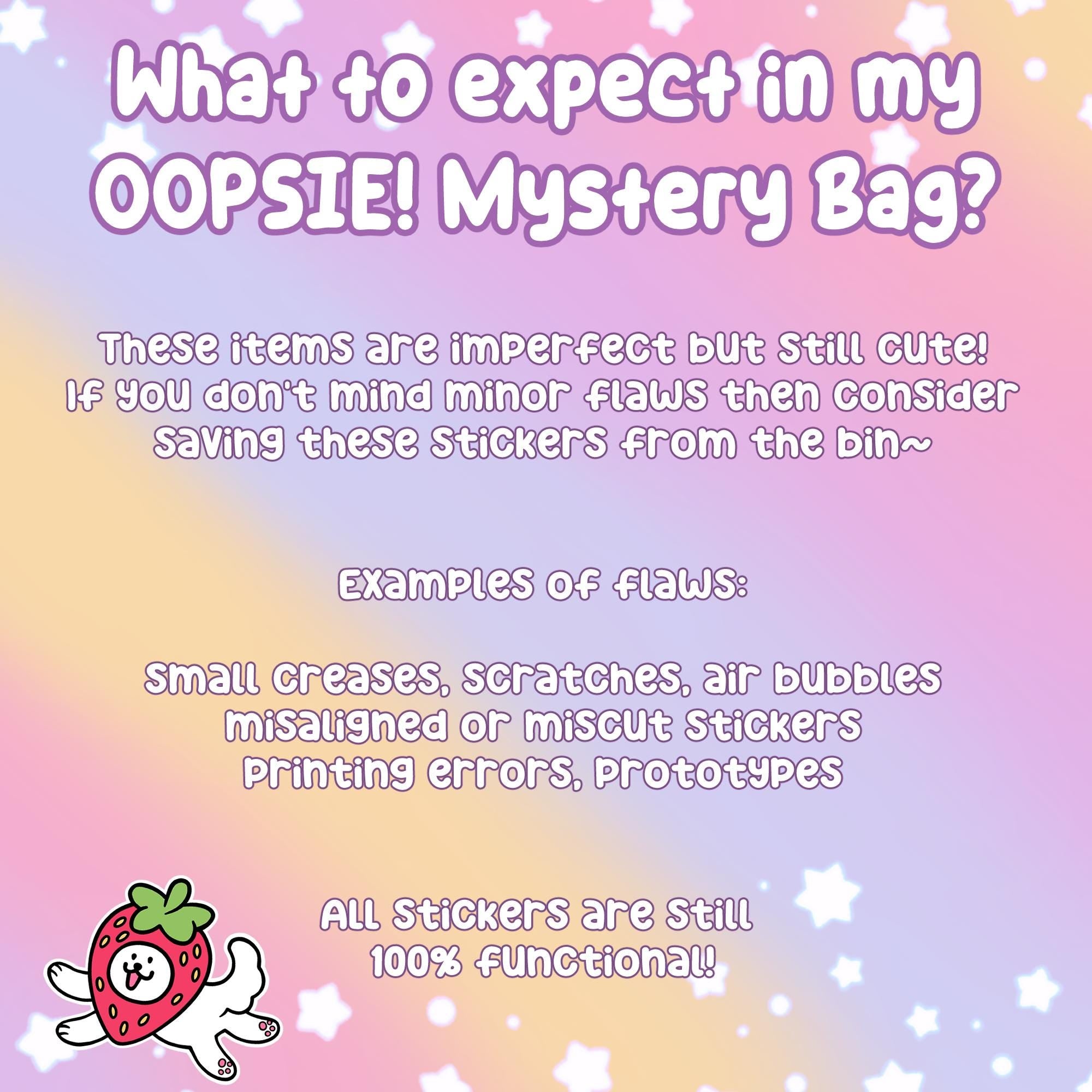 OOPSIE! Mystery Sticker Bags