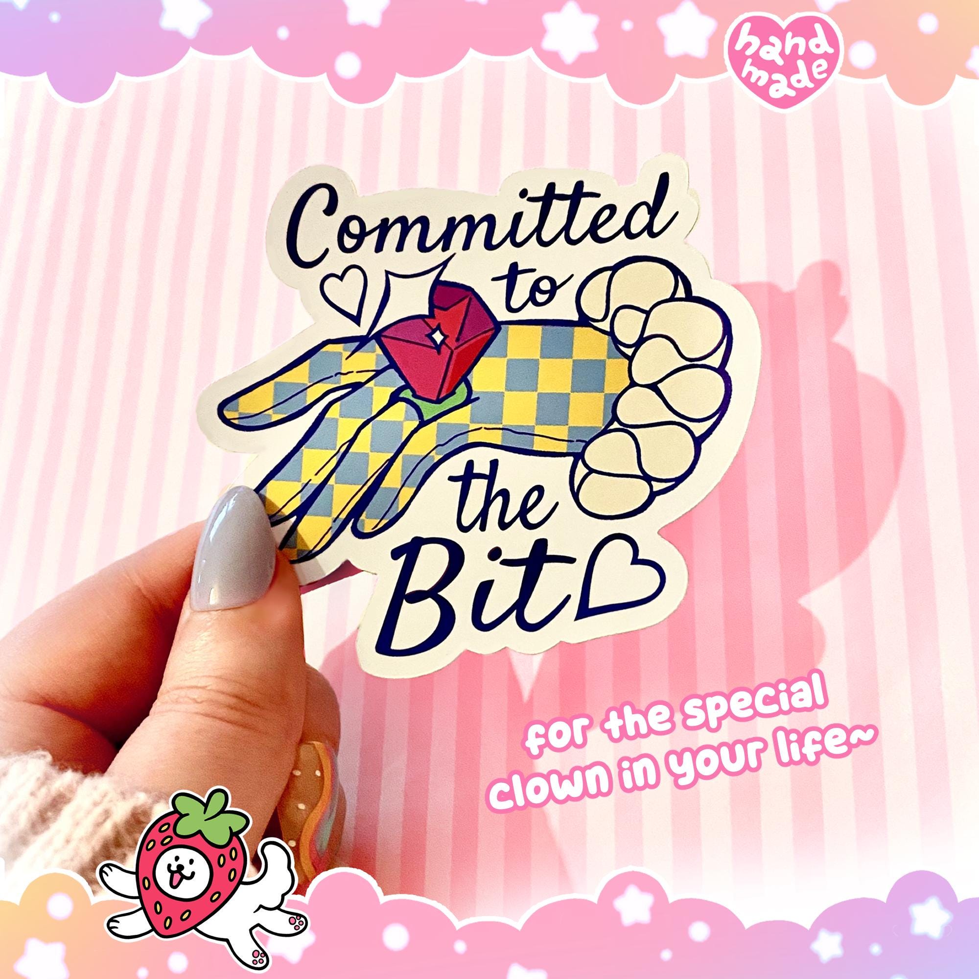 Committed To The Bit Sticker