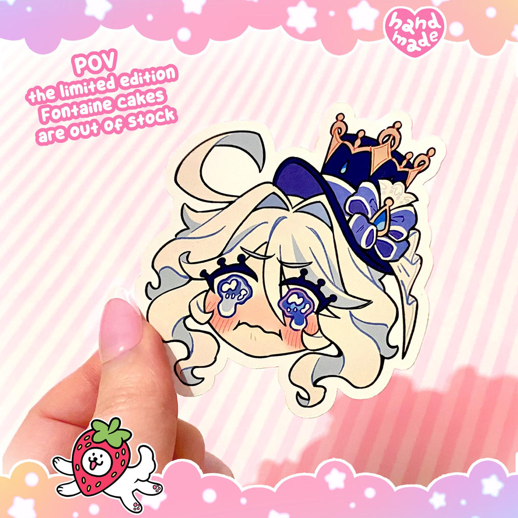 Crying Furina Sticker