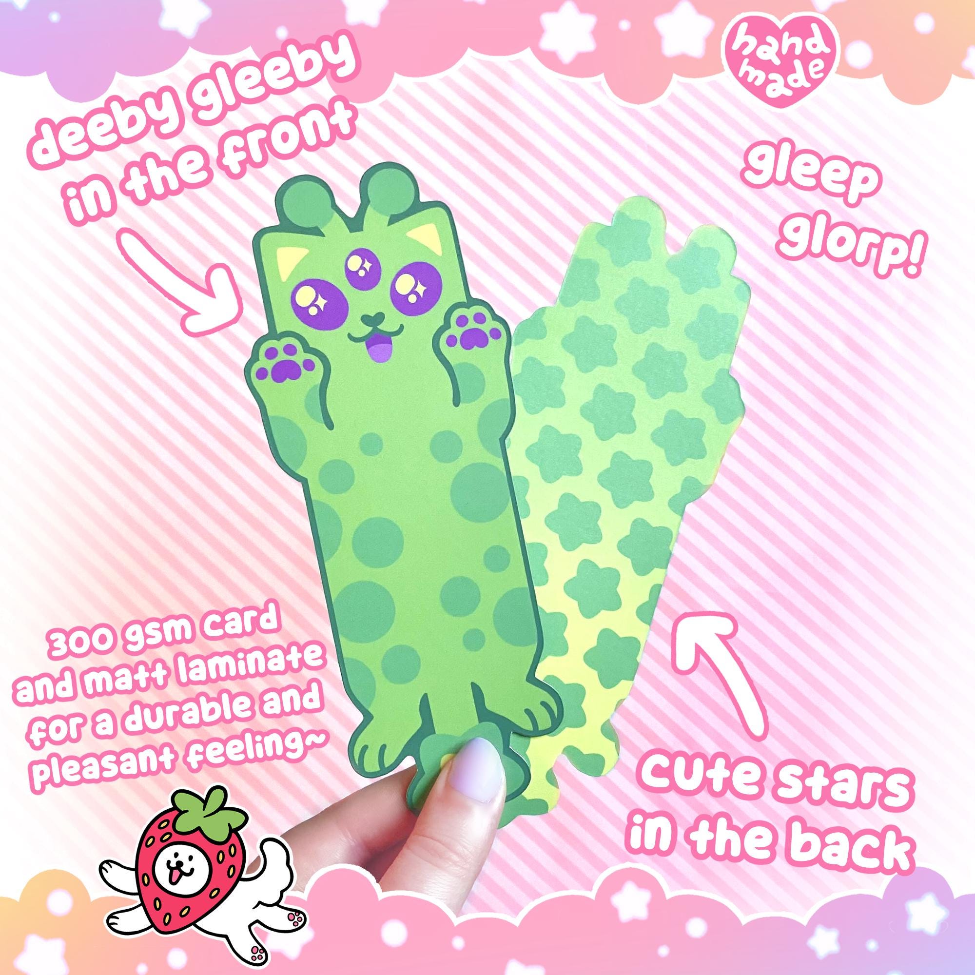 Paws Up! Gleeby Deeby Bookmark
