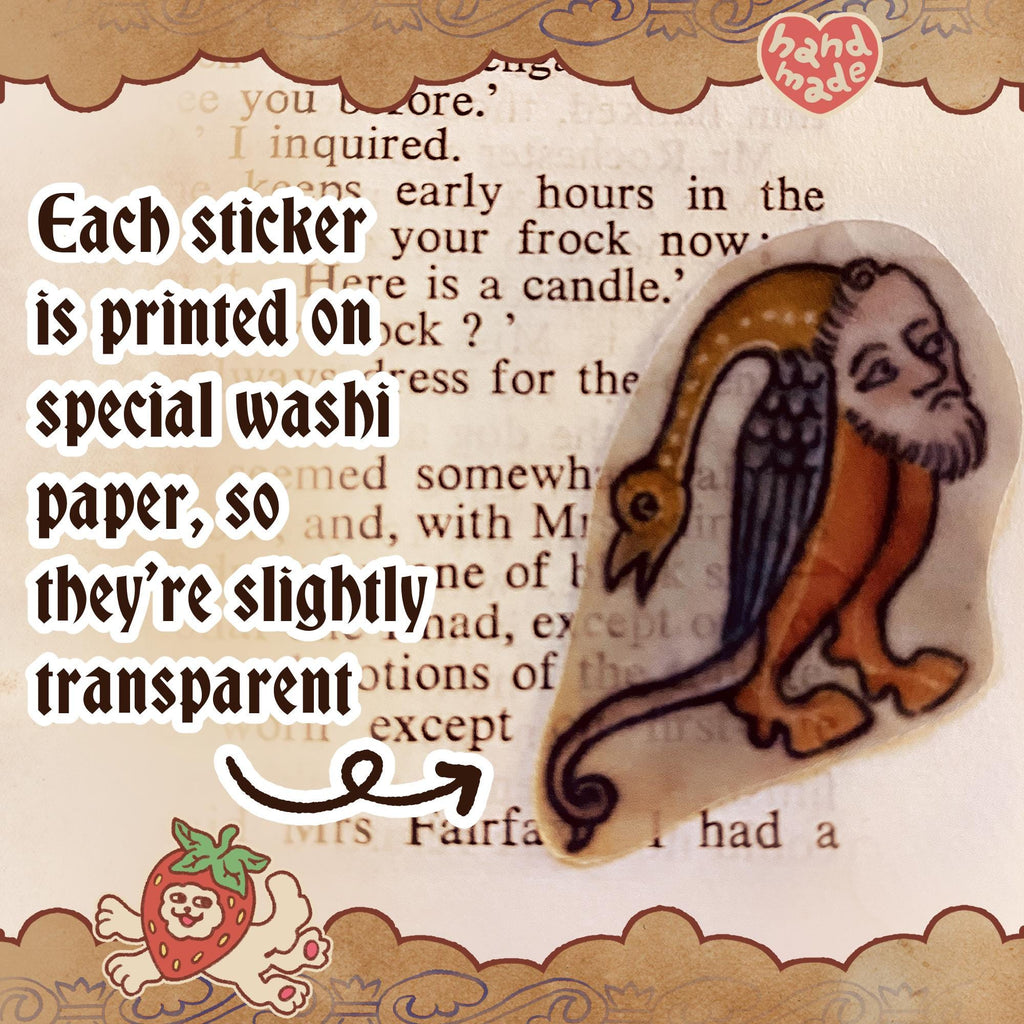 Weird Marginalia Washi Sticker Lucky Dip