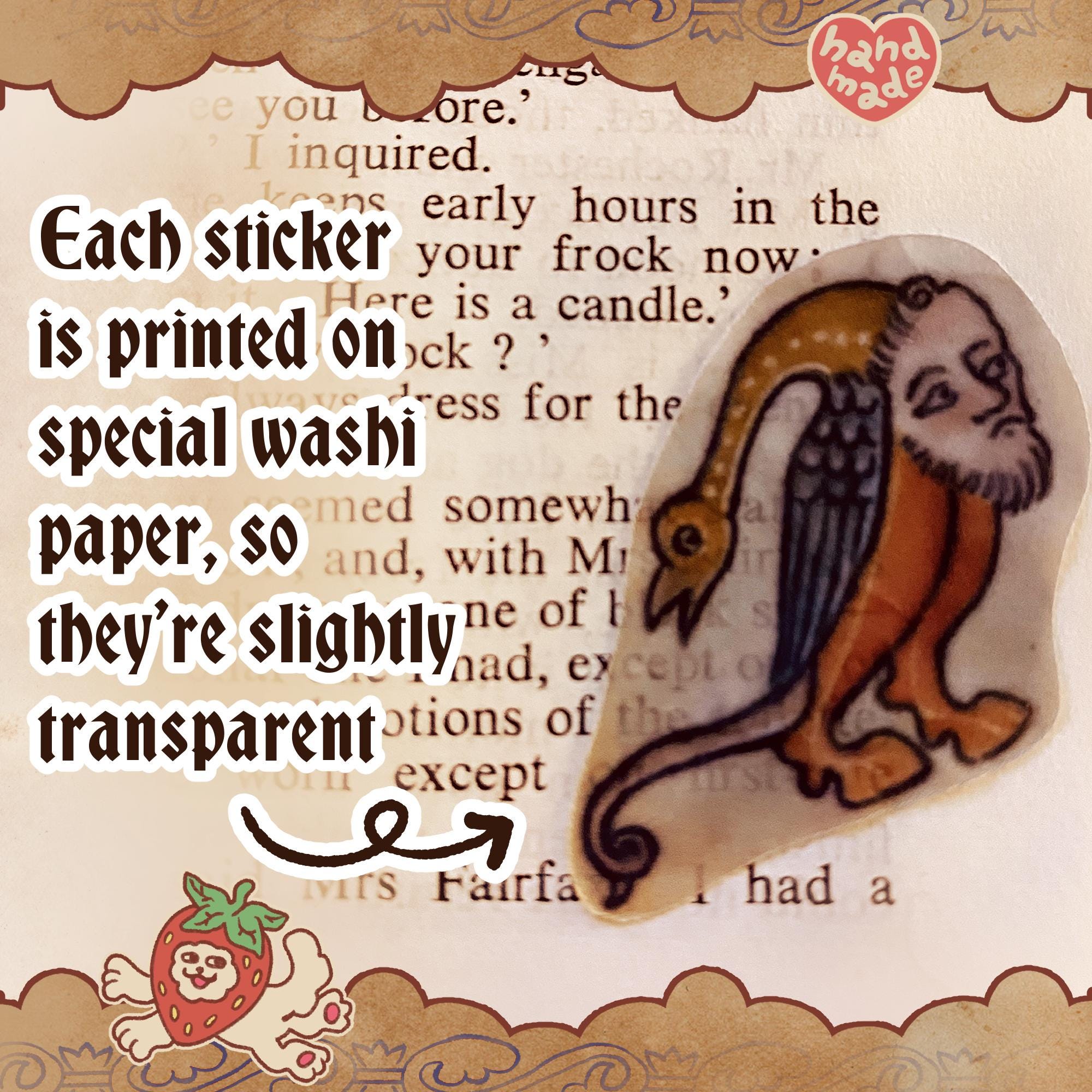 Weird Marginalia Washi Sticker Lucky Dip