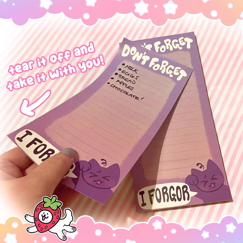 I Forgor Memopad