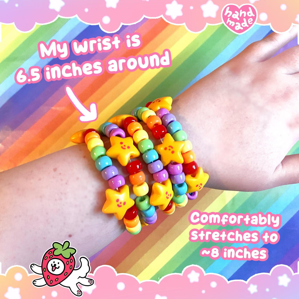Rainbow Star Kandi Bracelet