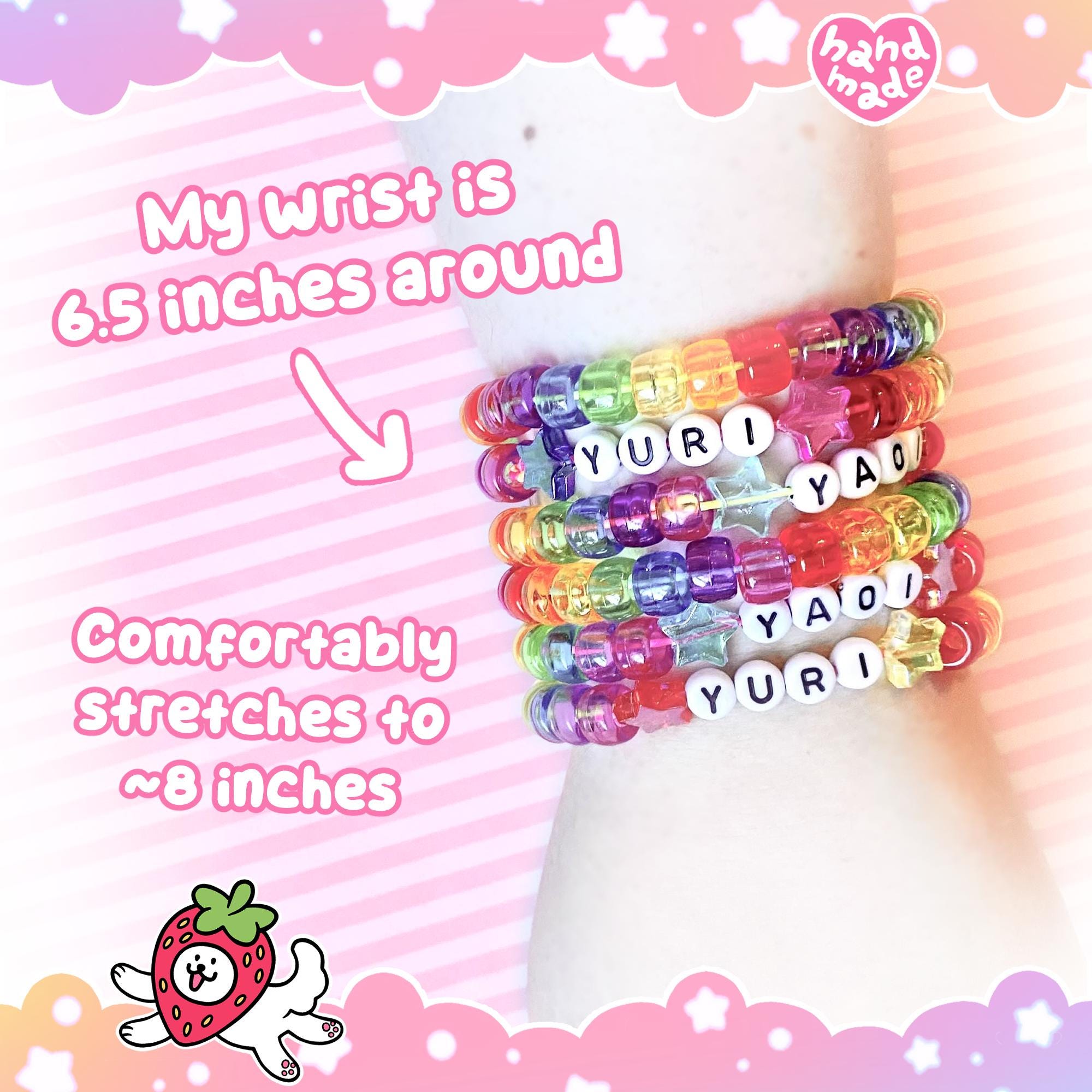 Rainbow Yaoi & Yuri Kandi Bracelet