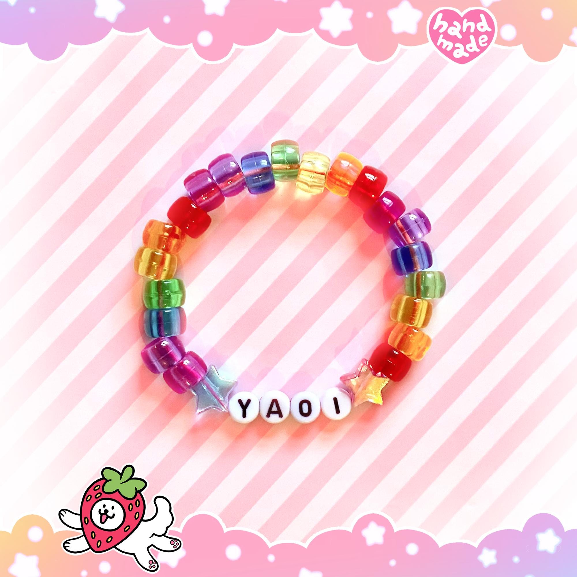 Rainbow Yaoi & Yuri Kandi Bracelet